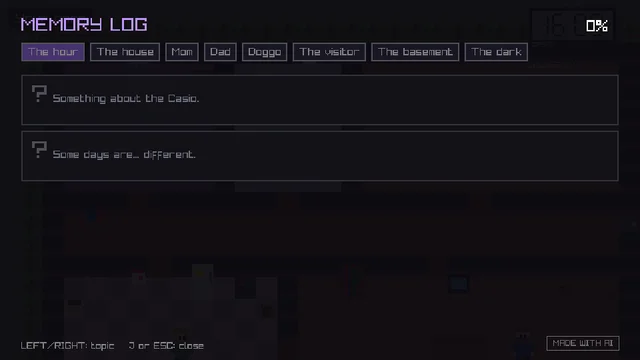 The memory log carries clues between loops