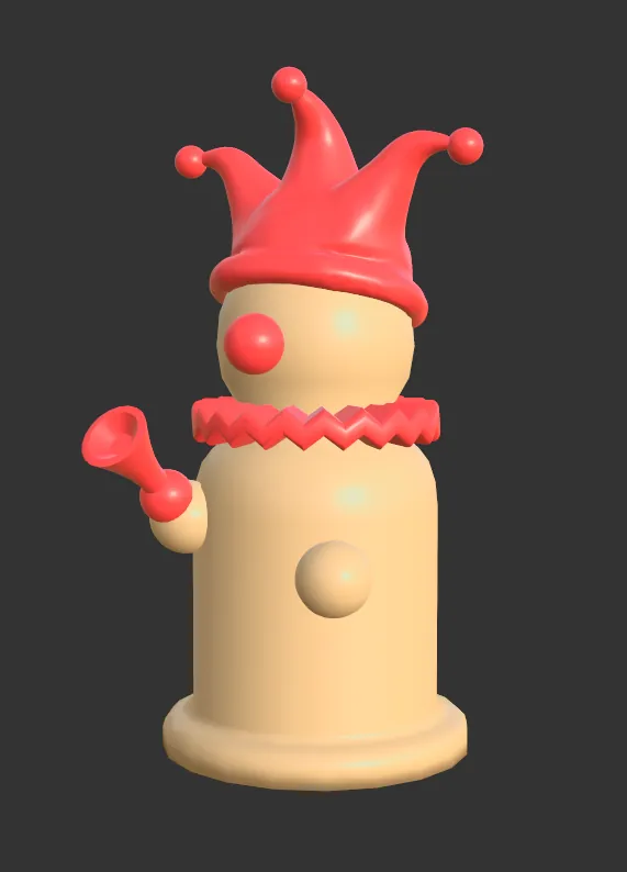 Player figurine model