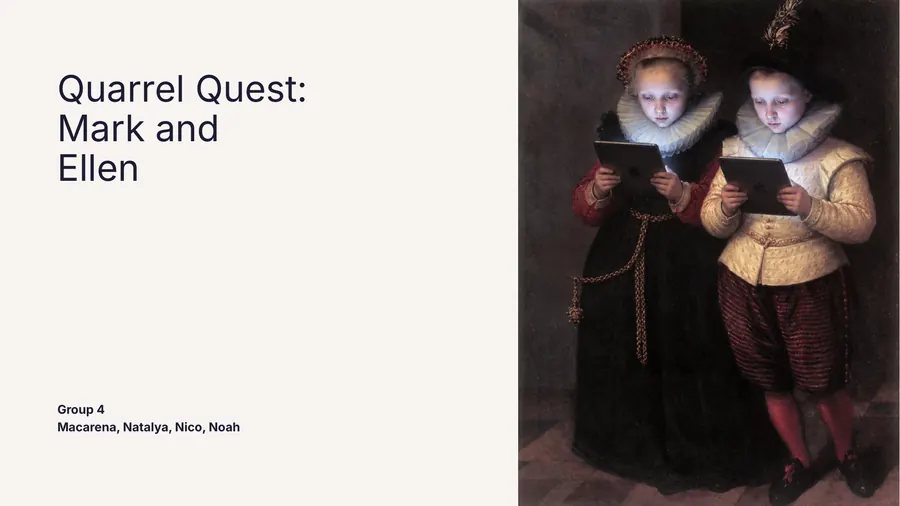 Quarrel Quest: Mark and Ellen