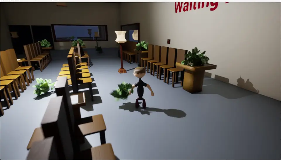 The waiting room